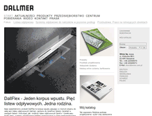Tablet Screenshot of dallmer.pl
